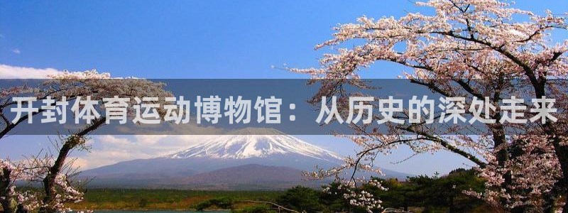 yy易游官网下载招商电话：开封体育运动博物馆：从历史的深处走