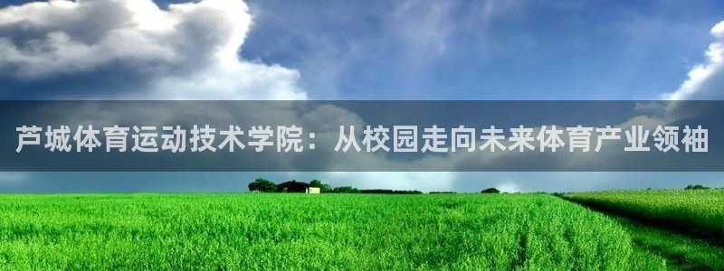 yy易游体育贴吧：芦城体育运动技术学院：从校园走向未来体育产